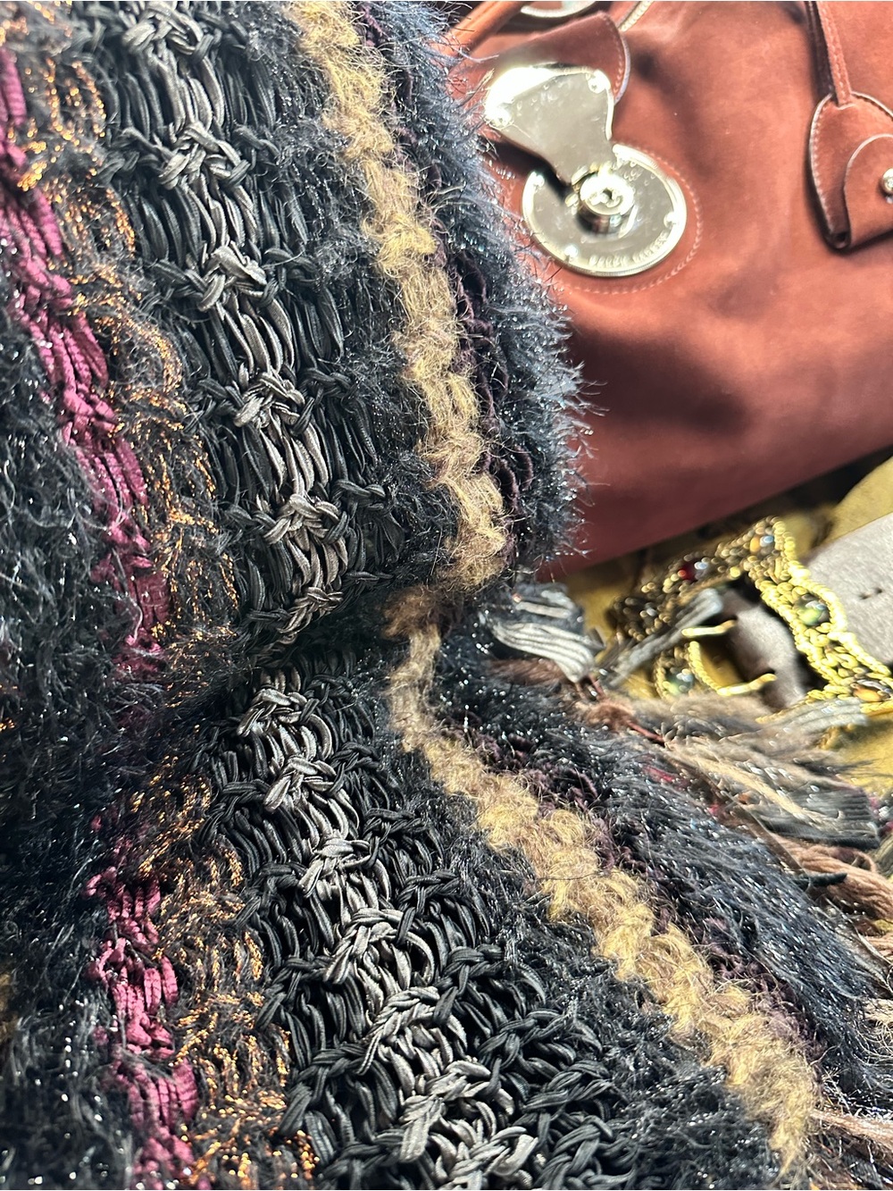 Ralph Lauren Collection 50th Anniversary 2018 Hand Woven Blanket Poncho/Shawl - Picture 9 of 17